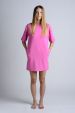 magenta sack dress