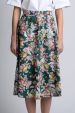 flower midi skirt